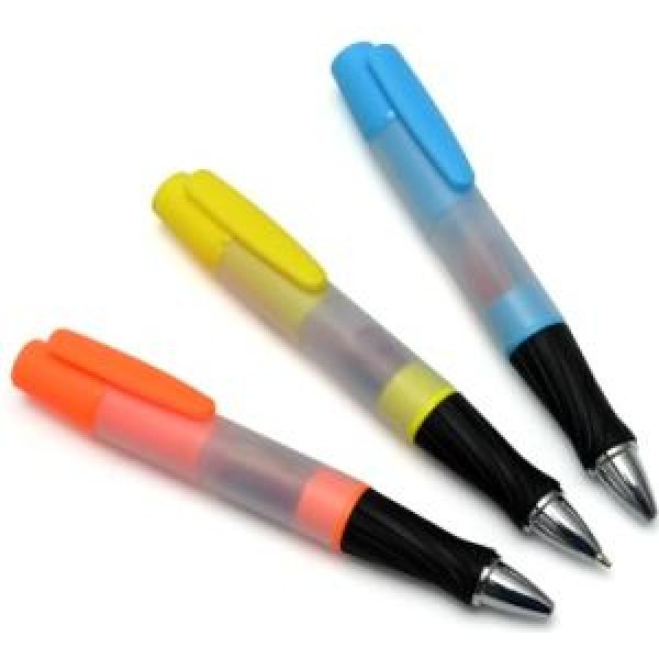 stationery pen with clips