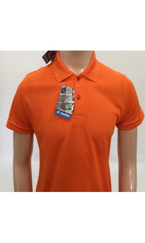 Lotto Dryfit Orange Polo T Shirt