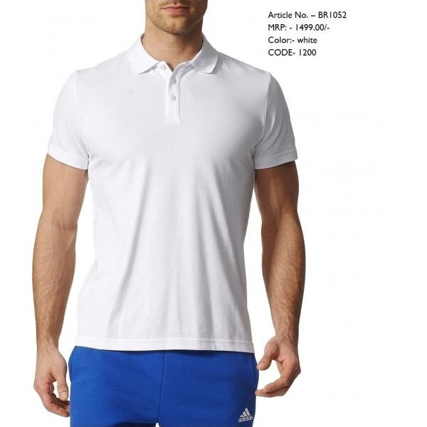 Adidas White Polo T shirt PC BR1052