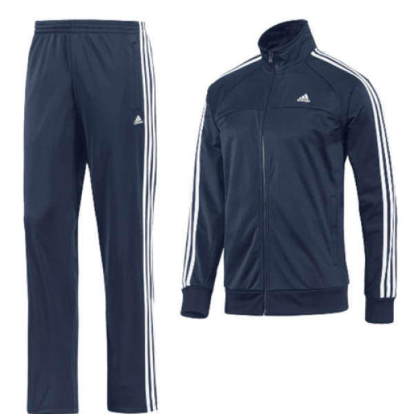 Adidas  Navy Blue White Polyester Tracksuit S20193