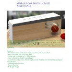 MIRROR FINISH DIGITAL RECTANGULAR CLOCK