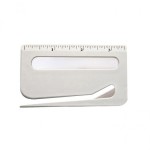 LETTER OPENER WITH MAGNIFIER & RULER
