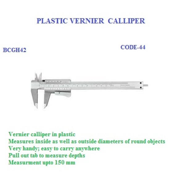 PLASTIC VERNIER CALLIPER