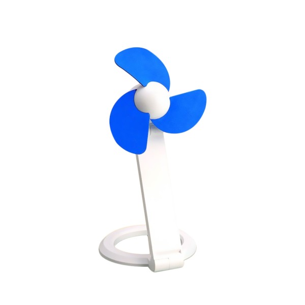 FOLDING TABLE USB FAN WITH SAFETY BLADES AND USB CABLE