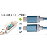 2 SIDE CABLE FOR ANDROID AND IPHONE