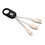 3 IN 1 DATA CABLE WITH LIGHT UP LOGO (MICRO / IPHONE / C TYPE)