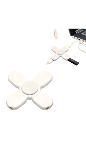 3 USB HUB WITH SPINNER (CABLE INCLUDED) CCGH67