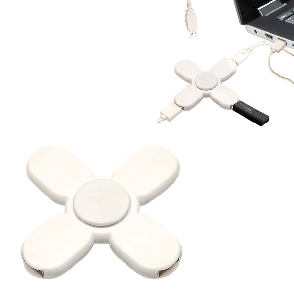 3 USB HUB WITH SPINNER (CABLE INCLUDED) CCGH67