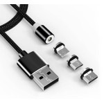 360 DEGREE MAGNETIC CHARGING CABLE WITH CONNECTORS 