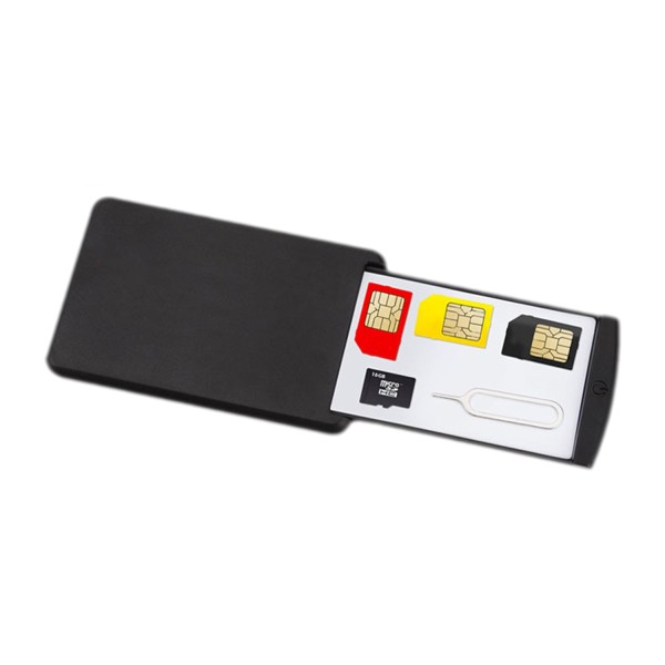 TRAVELLING SD/SIM CARD SAFE CASE