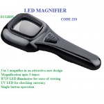 5 LED MAGNIFIER WITH UV LIGHT