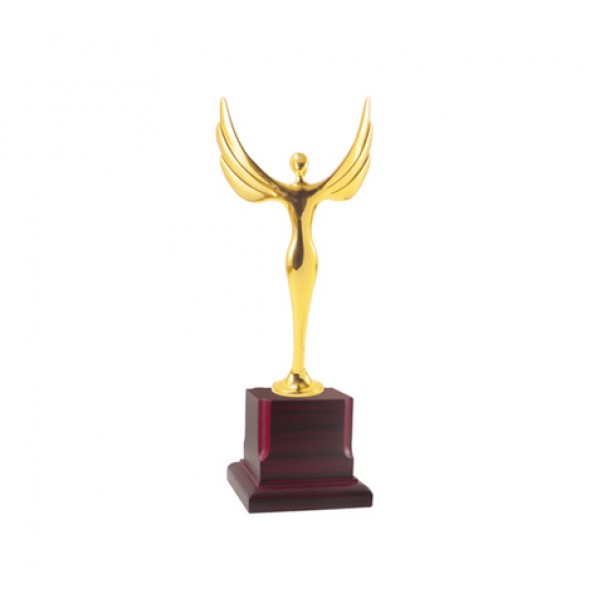 golden flying lady trophy new