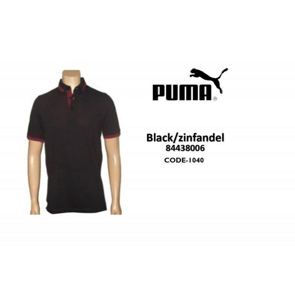 Puma Tshirt Polo Black/Red 84438006