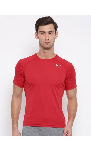 Puma Tshirt Round Neck Red Tshirt